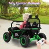 24V Ride on Car with Remote Control, 2 Seater LED Lights, Bluetooth, Treaded Tires, Electric Vehicles for Boys Girls - 3 of 4