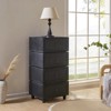 Oddone 2 - Drawer Nightstand  Set of 2 With Modular Design | ARTFUL LIVING DESIGN-BLACK - 3 of 4