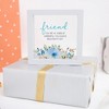 Pavilion Gift Company - Friend - 5" x 5" Framed Glass Plaque - Wall Sign Panels - 4 of 4