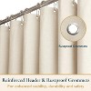 LunaLulinlk Fabric Shower Curtain with Hooks - 4 of 4