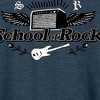 Women's - School of Rock - Original Logo Lightweight French Terry Wide Neck Long Sleeve Shirt - 2 of 4