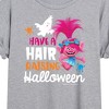 Women's - Trolls - Have A Hair Raising Halloween Poppy Oversized Graphic T-Shirt - 2 of 4