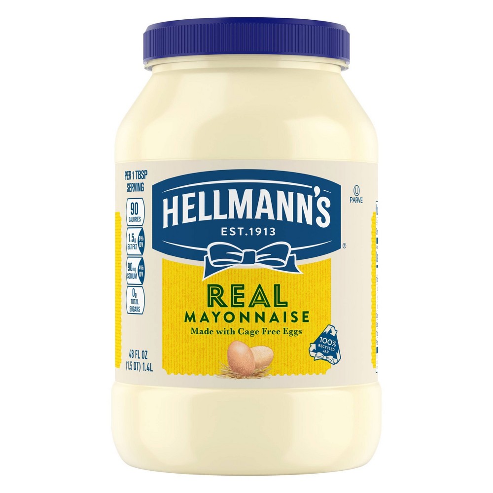 UPC 048001265240 product image for Hellmann's Real Mayonnaise - 48 fl oz | upcitemdb.com