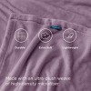 Bedsure | Flannel Blanket Solid 300GSM Soft Fuzzy Plush  Bed Blanket - 4 of 4