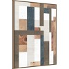 Amanti Art Earthen Interlock II by June Erica Vess Framed Canvas Wall Art - 3 of 4