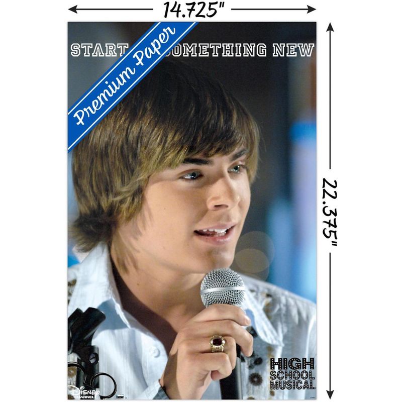 Trends International High School Musical - Troy - Sing Unframed Wall Poster Prints, 3 of 7