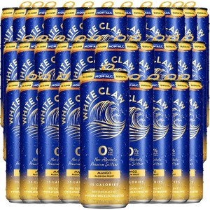 White Claw 0% Alcohol, Mango Passion Fruit, Non-Alcoholic Premium Non-Hard Seltzer | 15 Calories, Gluten Free, Hydrating Electrolytes - 1 of 4