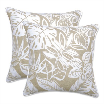 2pc Delray Outdoor/Indoor Throw Pillows - Pillow Perfect