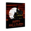 Stupell Industries Happy Halloween Haunted House Canvas Art - 2 of 4