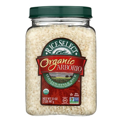 Riceselect Organic Arborio Rice - Case Of 4/32 Oz : Target