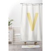 Deny Designs April Lane Art Block Monogram Memory Foam Bath Mat - 4 of 4