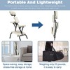 FDW Massage Chair Portable Tattoo Chair Folding Height Adjustable 3” Thick Sponge Light Weight Therapy Chairs Spa Chairs - 2 of 4