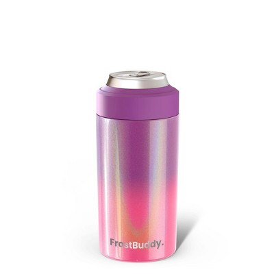 FrostBuddy Universal Buddy Insulated Can Cooler | Fits 12oz Cans, Slim Cans & Bottles | Stainless Steel Drink Holder