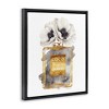 Stupell Industries Poppy Perfume Bouquet Black Framed Floater Canvas Wall Art - 3 of 4