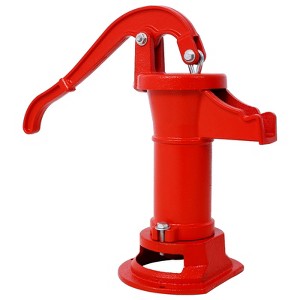 Hand Water Pump, Well Pump With Cast Iron Body, Base And Handle 25feet Maximum Lift Manual Water Transfer Pump For Outdoor, Garden, Yard, Pond - 1 of 4