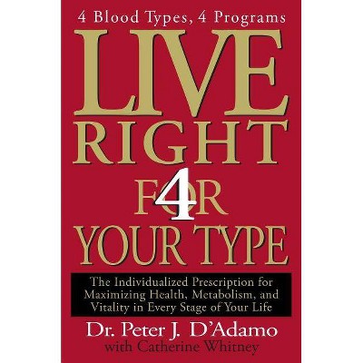 Live Right 4 Your Type - (Eat Right 4 Your Type) by  Peter J D'Adamo & Catherine Whitney (Hardcover)