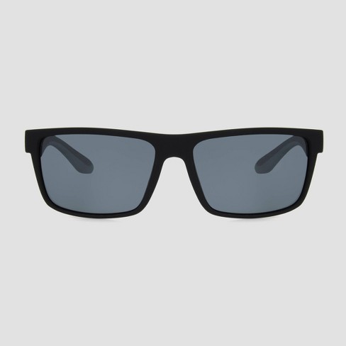 Men's Surfer Shade Rubberized Sunglasses Polarized Lenses - All In Motion™  Black