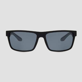 Men's Surfer Shade Rubberized Sunglasses Polarized Lenses - All In Motion™ Black