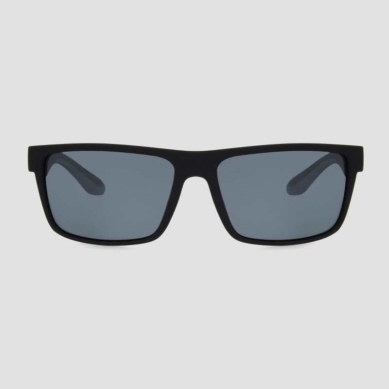 Men&#39;s Surfer Shade Rubberized Sunglasses Polarized Lenses - All In Motion&#8482; Black, 1 of 4