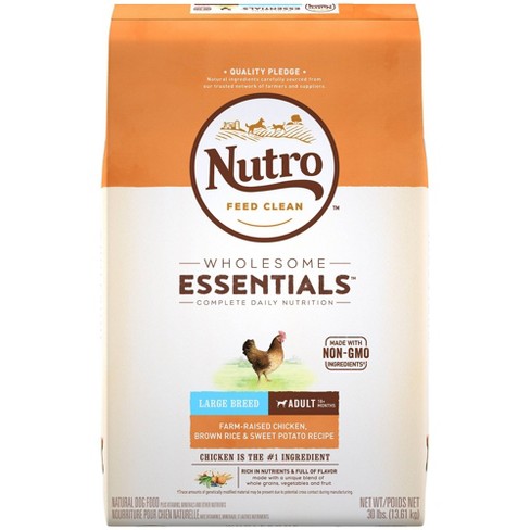 Nutro Wholesome Essentials Large Breed Adult Chicken & Rice Dry Dog ...