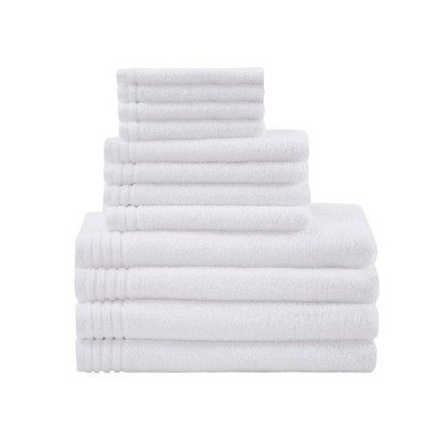 Concierge Collection Turkish Cotton 12-Piece Towel Set - Blue