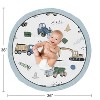 Sweet Jojo Designs Boy Baby Tummy Time Playmat Construction Truck Green Blue and Grey - 4 of 4