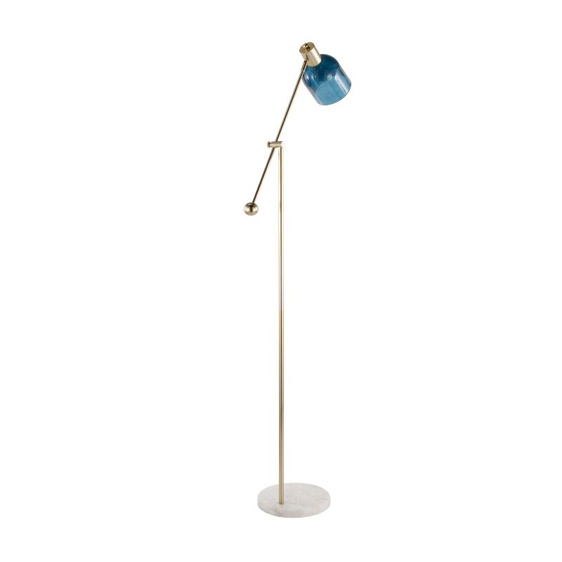 73&#34; Marcel Floor Lamp Blue/Gold/White - LumiSource, 5 of 14