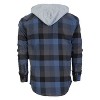 Gioberti Men's Removable Hoodie Plaid Checkered Flannel Shirt - 2 of 3