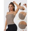 Allegra K Women's Spaghetti Strap Build in Bra Padded Sleeveless Tank Tops - 3 of 4