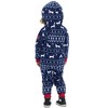 Tipsy Elves Baby / Toddler Blue Reindeer Jumpsuit - Cute Christmas One-Piece Reindeer Pajamas for Baby / Toddler - 2 of 2