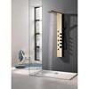 BWE 5-Jet Rainfall Shower Panel Tower System with Rainfall Waterfall Shower Head and Shower Wand - image 2 of 4