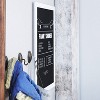 Merrick Lane Wall Mount Magnetic Chalkboard Sign with Eraser, Hanging Wall Chalkboard Memo Board - 3 of 4