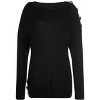 LASCANA Women's Button Detail Sweater Solid - image 4 of 4