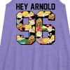 Girls' - Hey Arnold! - Arnold 1996 Graphic Sleeveless Aline Dress - 2 of 3