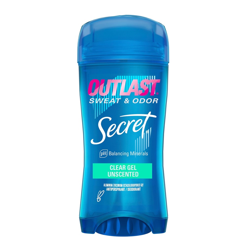 Secret Outlast Clear Gel Antiperspirant Deodorant for Women - Completely Clean - 2.6oz
