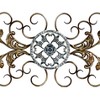 Traditional Scroll Wall Decor - Stratton Home Decor: Iron Bronze Finish, Medallion Center, Horizontal Orientation - image 3 of 3