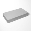 Gray Sateen Crib Fitted Sheet - Levtex Home - 2 of 4