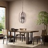 Chloe Lighting Pepper Transitional 6 Light Matt Black Finish Hanging Ceiling Pendant 15" Wide - 4 of 4