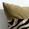 Slickblue Linen Decorative Pillow Cushion - Stylish Patchwork Floor Pillow, 19.7x19.7 inches, 2 Design Options - 2 of 4