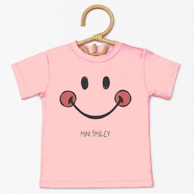 The Juniper Shop Mini Smiley Smile Outline Toddler Short Sleeve Tee