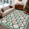 Christmas Washable Area Rug, Winter Decor Rug for Living Room Bedroom, Nutcracker Print Non Slip Xmas Rug Home Decorations - 3 of 4