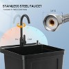 Winado Freestanding Plastic Utility Sink With Stainless Steel Faucet - 4 of 4
