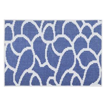 Sussexhome Stone Collection Cotton Heavy Duty Low Pile Area Rug , 2' x 3'