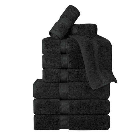 Premium Cotton 800 Gsm Heavyweight Plush Luxury 9 Piece Bathroom