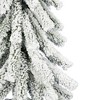 Vickerman Flocked Alpine Artificial Christmas Tree - 2 of 4