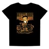 Women's Betty Boop Rebel Rider Loose T-Shirt - 4 of 4