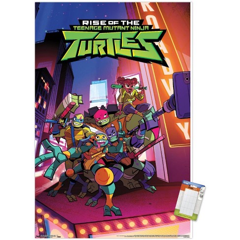 Trends International Teenage Mutant Ninja Turtles: Mutant Mayhem - Group  Unframed Wall Poster Print Clear Push Pins Bundle 14.725 X 22.375 : Target