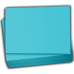 Hamilco Colored Scrapbook Cardstock Paper 4x6 Card Stock Paper 65 lb Cover 100 Pack (Electric Blue) - 1 of 4