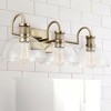 Capital Lighting Cassidy 3 - Light Vanity in  Aged Brass - 3 of 4