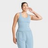 Women's Seamless Racerback Ribbed Tank Top - All In Motion™ - 3 of 4